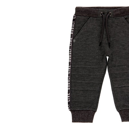 Pantaloni trening baieti, vatuit, gri, Boboli [2]