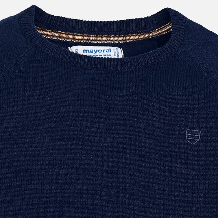 Pulover baieti tricot, bleumarin,Mayoral [2]