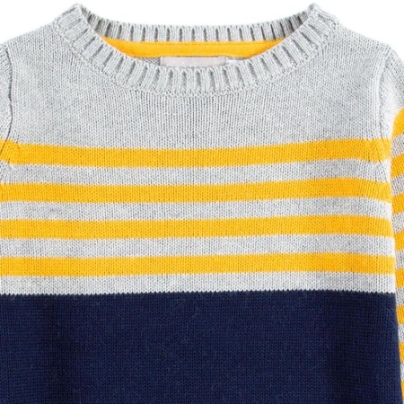 Pulover fete dungi galbene, navy, Boboli [2]