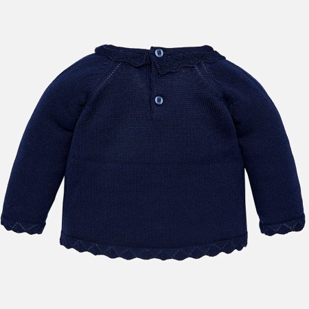 Pulover fete tricotat ,navy, Mayoral [1]