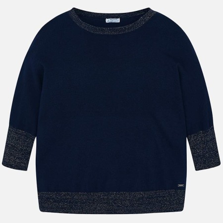 OUTLET - Pulover tricot fete 8-16 ani, bleumarin , Mayoral