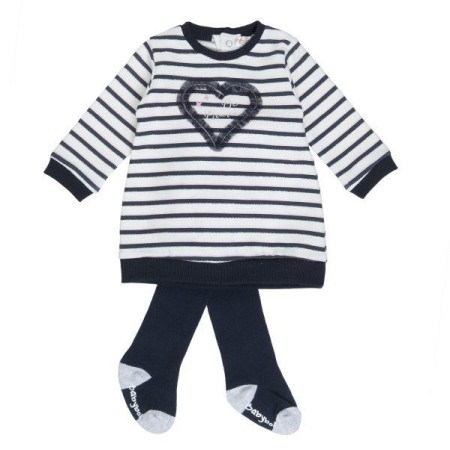 Fete - Rochie Be Brave cu dres Babybol