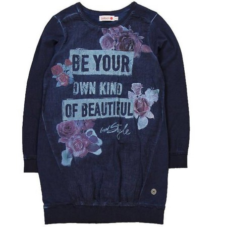 Fete/Baieti 2- 16 ani - Rochie Boboli maneca lunga, print floral