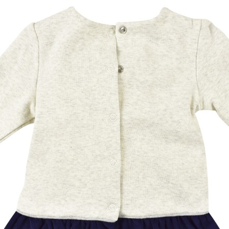 Rochie bumbac+dres, imprimeu pisicute, Babybol [1]