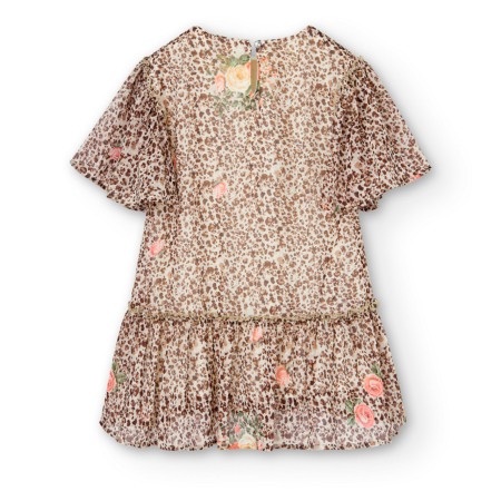 Rochie CHIC fete 4-16 ani, chiffon,animal print, Boboli [2]