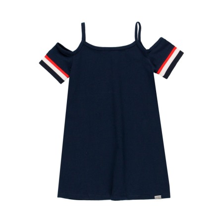 Rochite maneca scurta - Rochie cu bretele bumbac, navy, Boboli