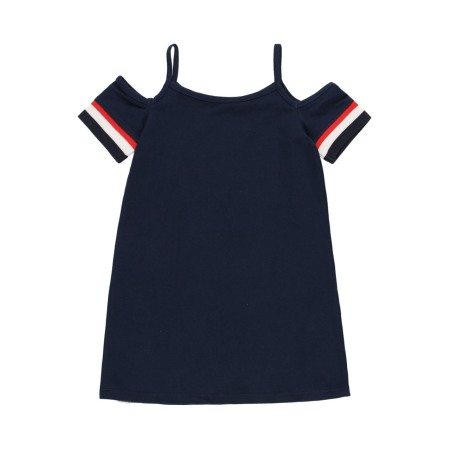Rochie cu bretele bumbac, navy, Boboli [1]