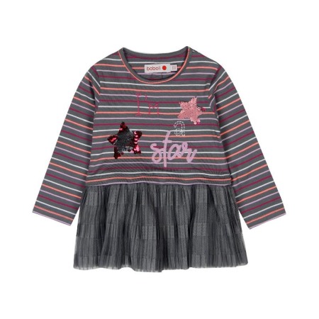 Fete/Baieti 0-24 luni - Rochie dungi cu paiete,Boboli