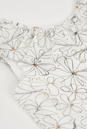 Rochie eleganta fetite 4-14 ani, chifon, imprimeu floral, [3]