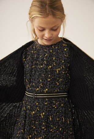 Rochie fete 4-16 ani , chifon, plisee, centura , Boboli [1]