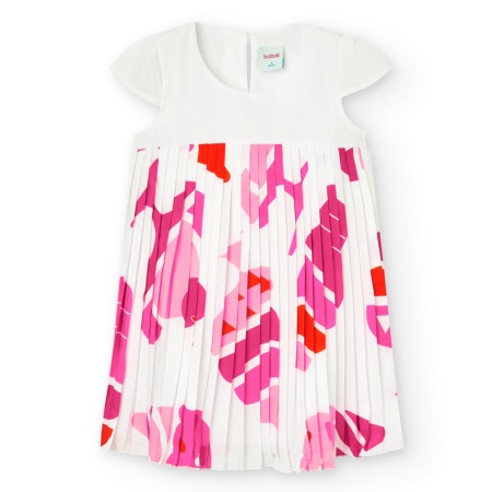 Fete/Baieti 2- 16 ani - Rochie fete 4-16 ani, plisee, saten, multicolor, Boboli