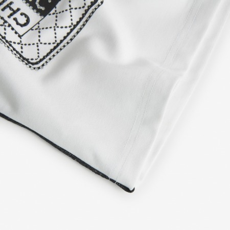 Rochie fete alba cu maneci tulle negru, Boboli [4]