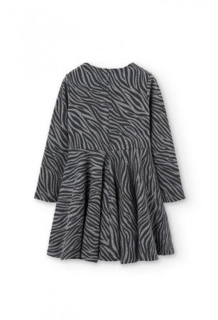 Rochie fete animal print, gri, Boboli [1]