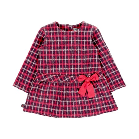 Fete/Baieti 0-24 luni - Rochie fete Boboli cu maneca lunga, carouri, Boboli