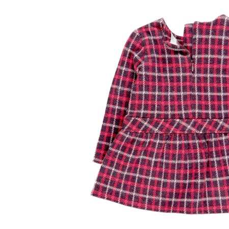 Rochie fete Boboli cu maneca lunga, carouri, Boboli [3]