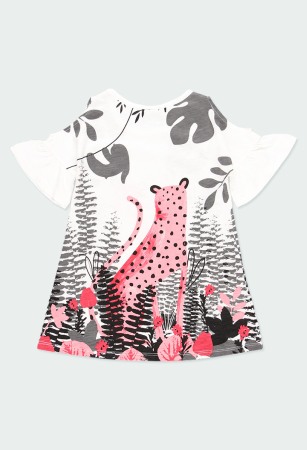 Rochie fete bumbac, animal print,Boboli [1]