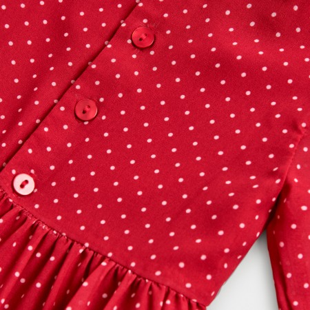 Rochie fete chifon rosie, fundita bleumarin, Boboli [2]