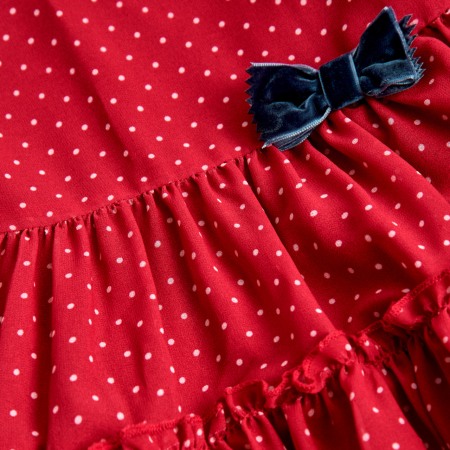 Rochie fete chifon rosie, fundita bleumarin, Boboli [1]