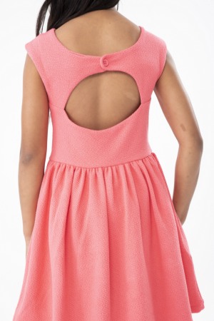 Rochie fete vara, fusta pantalon, corai, Boboli [5]