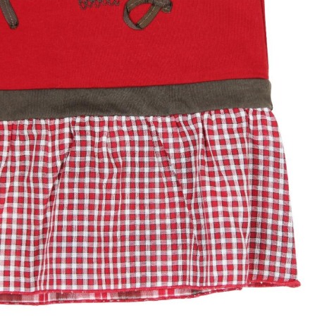 Rochie fetita cu maneca lunga, Boboli, rosie [3]