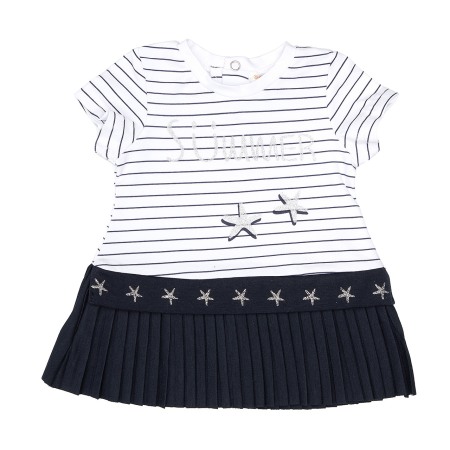 Rochie fetite din jersey, imprimeu stelute, Babybol [1]