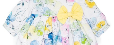 Rochie maneca lunga Babybol, imprimeu floral 10179 [2]