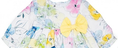 Rochie maneca lunga Babybol, imprimeu floral 10179 [1]