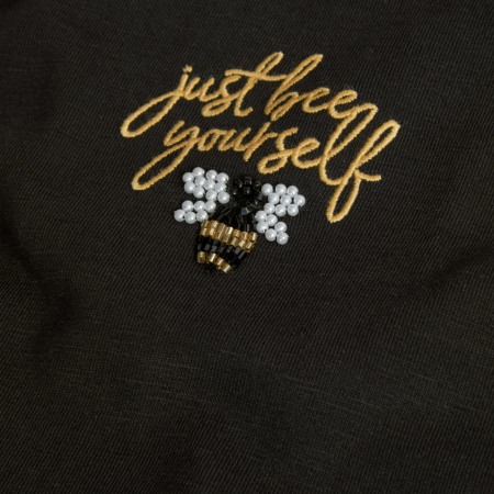 Rochie maneca lunga fete, bumbac better cotton, gluga, neagra, Boboli [4]