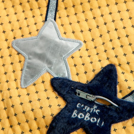 Rochie maneca lunga fete, bumbac, galbena, Boboli [2]