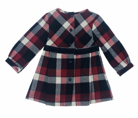 Rochie stofa fetite cu dres asortat, Babybol [1]