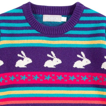 Rochie tricot fete , multicolor, Boboli [2]