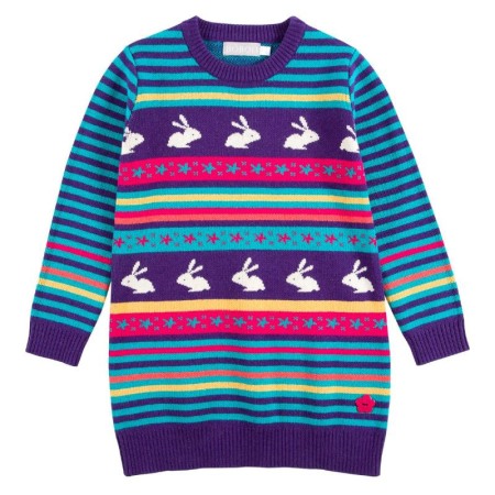 OUTLET - Rochie tricot fete , multicolor, Boboli