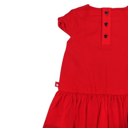 Rochie tulle rosu cu imprimeu lalale, Boboli [3]