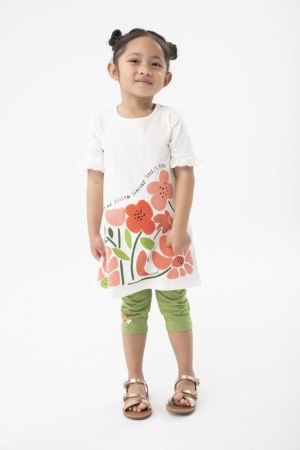 Colectie fete/ baieti primavara-vara - Rochie vara fetite 1-8 ani, bumbac better cotton imprimeu floral, brand Boboli -228158