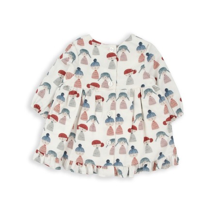 Rochita bebe fetita, bumbac, imprimeu fetite, Babybol [1]