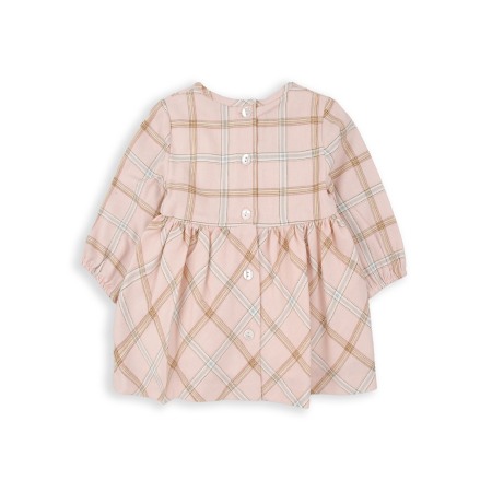 Rochita fetite 1-8 ani, bumbac Oeko-Tex, dungi, roz, Babybol [1]