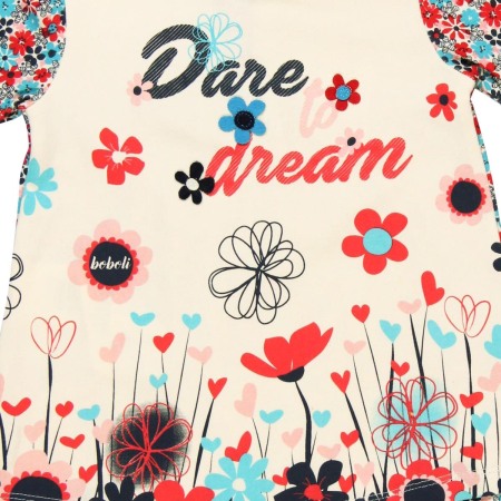 Rochita maneca lunga flori Boboli [2]