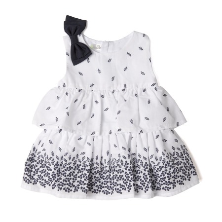 Rochite maneca scurta - Rochita poplin cu volanase, Babybol