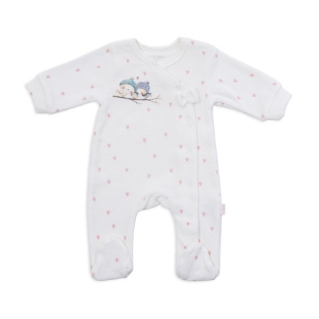 Fete - Salopeta bebe catifea Babybol