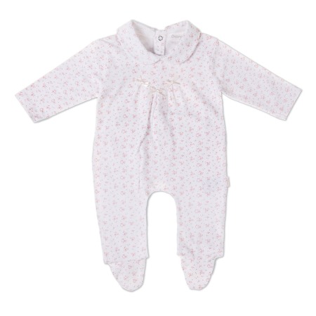 Fete/Baieti 0-24 luni - Salopeta bebe fetita , imprimeu flori roz, Babybol