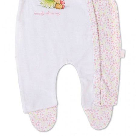 Salopeta bebe fetita, imprimeu ursulet dansator, Babybol [2]