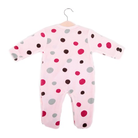 Salopeta bebe fetita roz cu buline , Babybol [1]