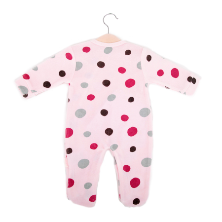 Salopeta bebe fetita roz cu buline , Babybol [1]