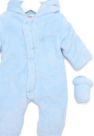 Salopeta bebe iarna vatuita blue, Babybol [1]