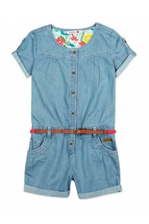 Fete/Baieti 2- 16 ani - Salopeta fete denim pantalon scurt , Boboli