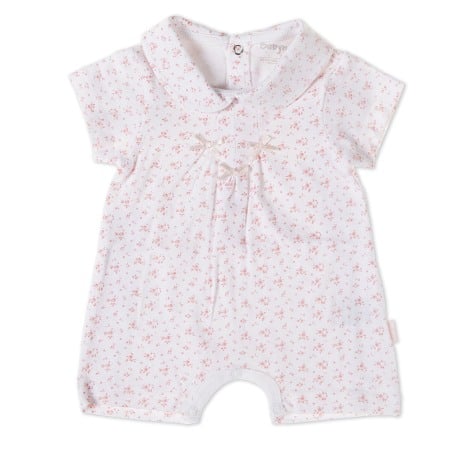 Fete - Salopeta fetite 0-18 luni, floricele roz, Babybol