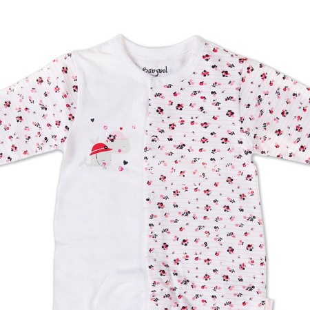 Salopeta nou nascut fetita, imprimeu floricele,Babybol [1]