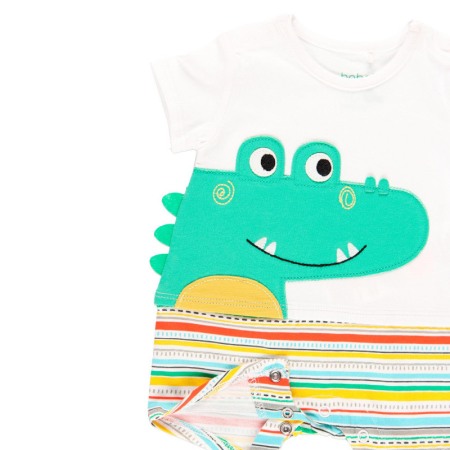 Salopeta vara bebe baiat, multicolor, Boboli [3]