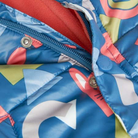 Salopeta zapada bebe, thermo, impermeabila, imprimeu multicolor, brand Boboli [5]