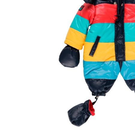 Salopeta zapada thermo bebe , gluga, manusi si botosei detasabili, Boboli [3]